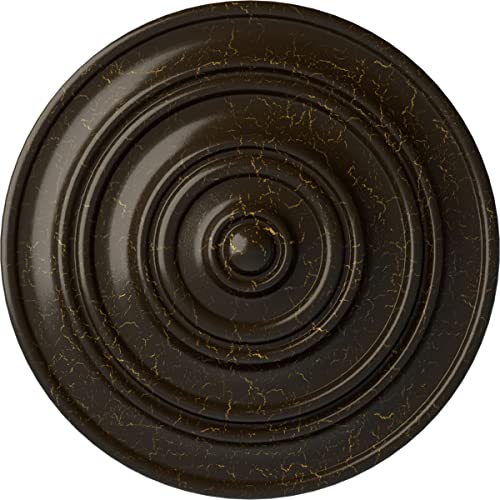 Médaillon de plafond Ekena ornement de style classique peint à la main - 2