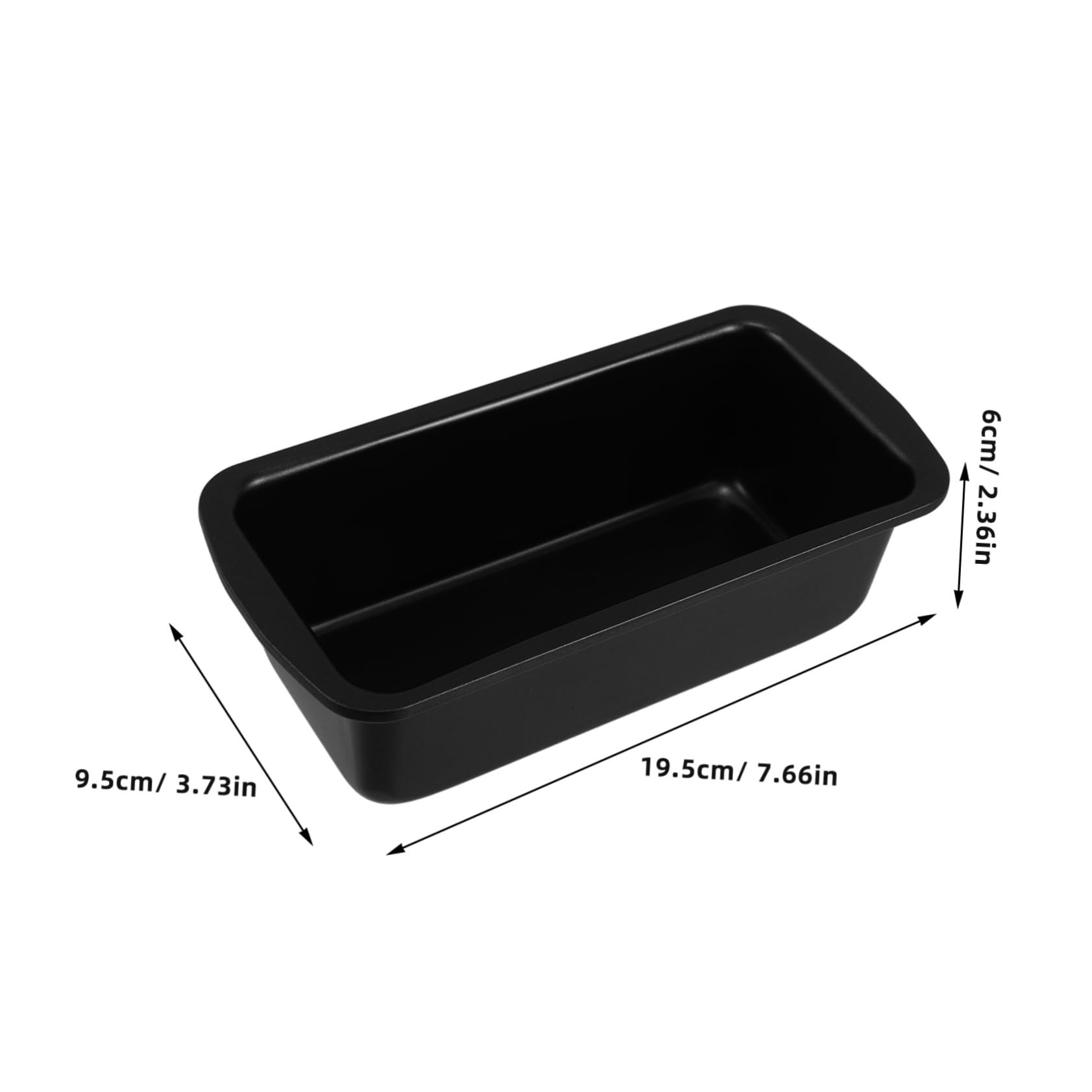SOLUSTRE Sturdy Non-stick: 2-piece Loaf Pan Mini Cake Molds Bread Baking Tin for Toast Cakes Pastries