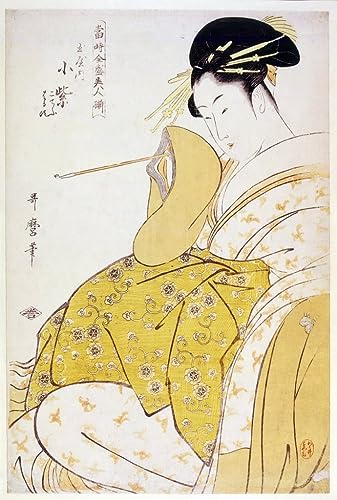Affiche d'art Kitagawa Utamaro de haute qualité pour sublimer les murs de la maison
