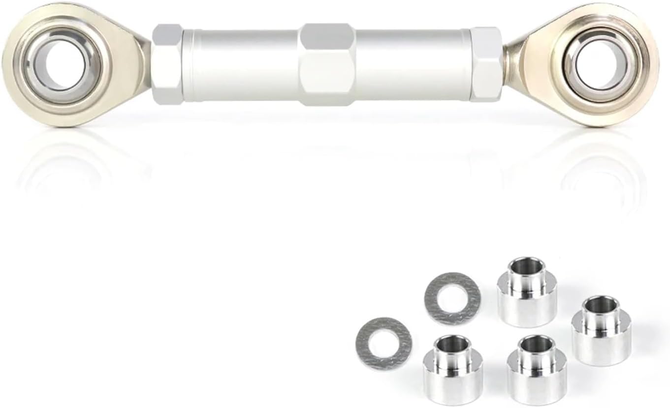 Compatible With Yamaha YZFR1 R1 1998 1999 2000 2001 Adjustable Lowering Link Kit Motorcycle Rear Suspension Drop Motor Bike Lever(Silver)