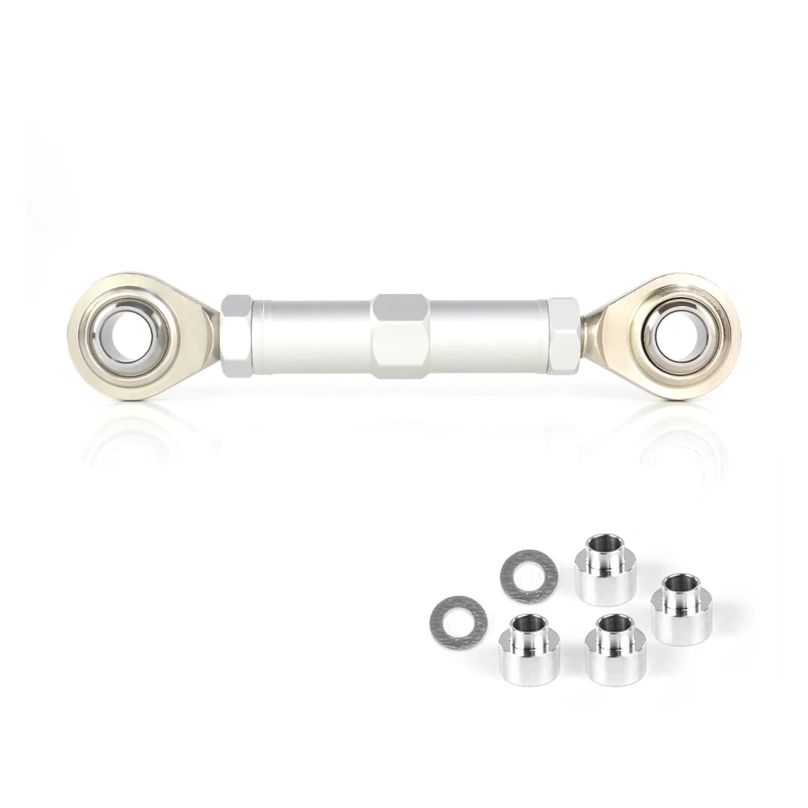 Compatible With Yamaha YZFR1 R1 1998 1999 2000 2001 Adjustable Lowering Link Kit Motorcycle Rear Suspension Drop Motor Bike Lever(Silver)