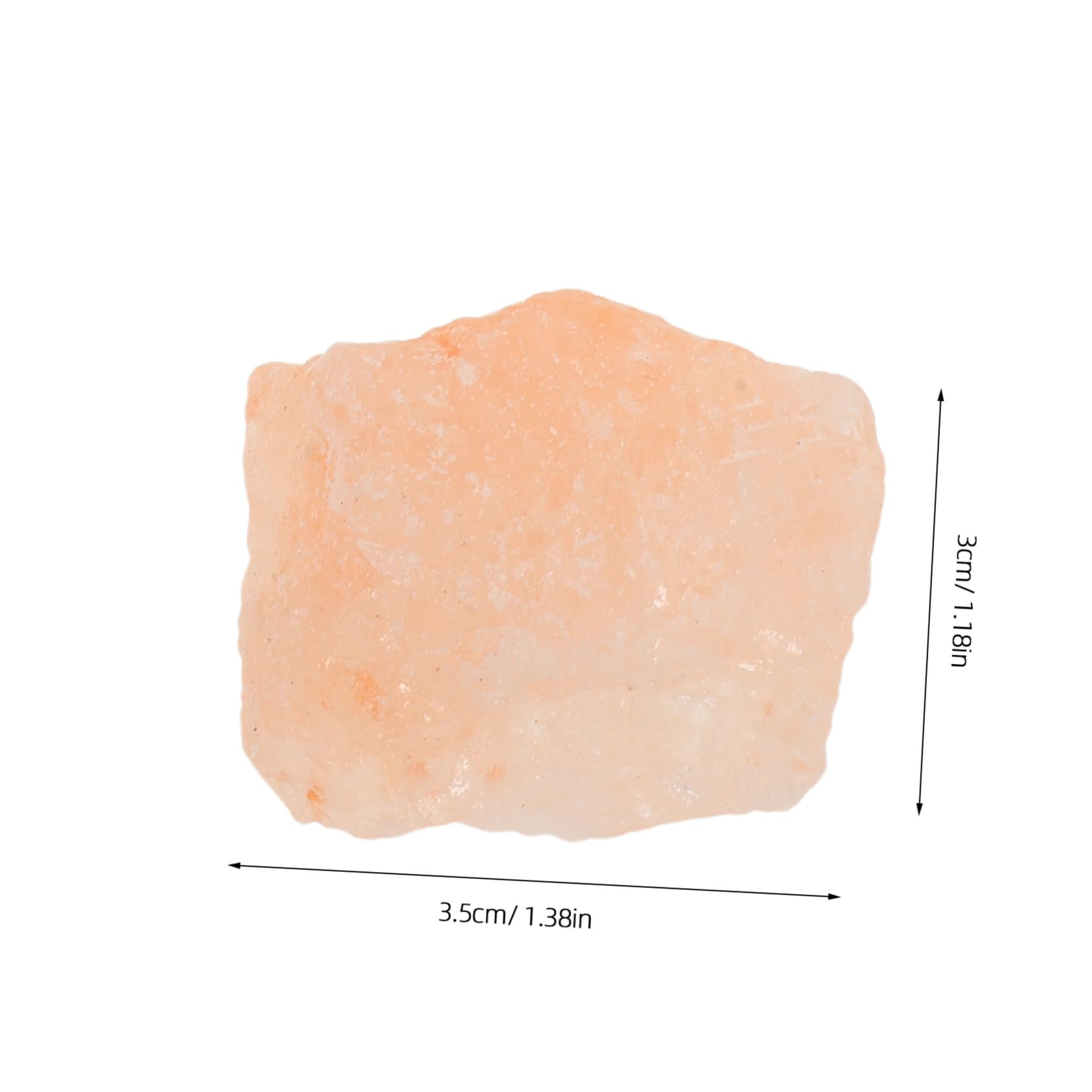 Zerodeko Morceaux de Sel Rose Brut de L’Himalaya 2,2 LB, Lot de 1