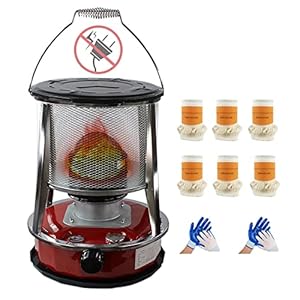 Buitenkachels Kachel Camping Kerosine Verwarming Brander Zonder Elektriciteit Efficiënte Kerosine Olie Kachel Voor Tent Picknick Verwarming Koken Rood/4.6L Wit/6L Kerosine Heater