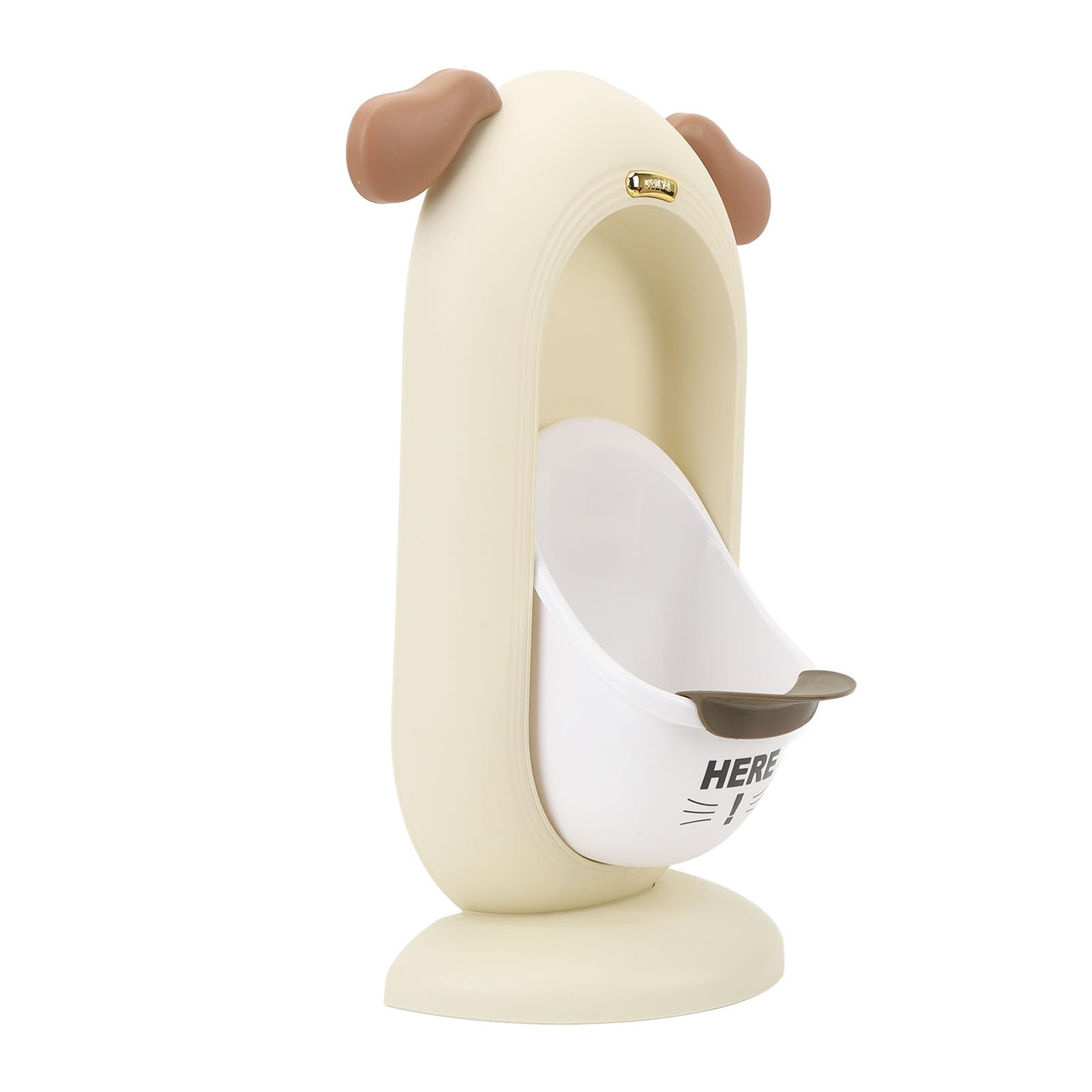 Toddler Boy Urinal Wall Mountable Large Capacity Removable Basin Kids Training Urinal for Boys Bathroom PP Material (Cream Color)