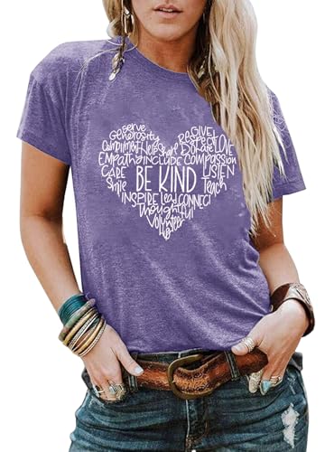 YEXIPO Womens Graphic Tees Short Sleeve Summer Tops Casual Cute T Shirts - image 1