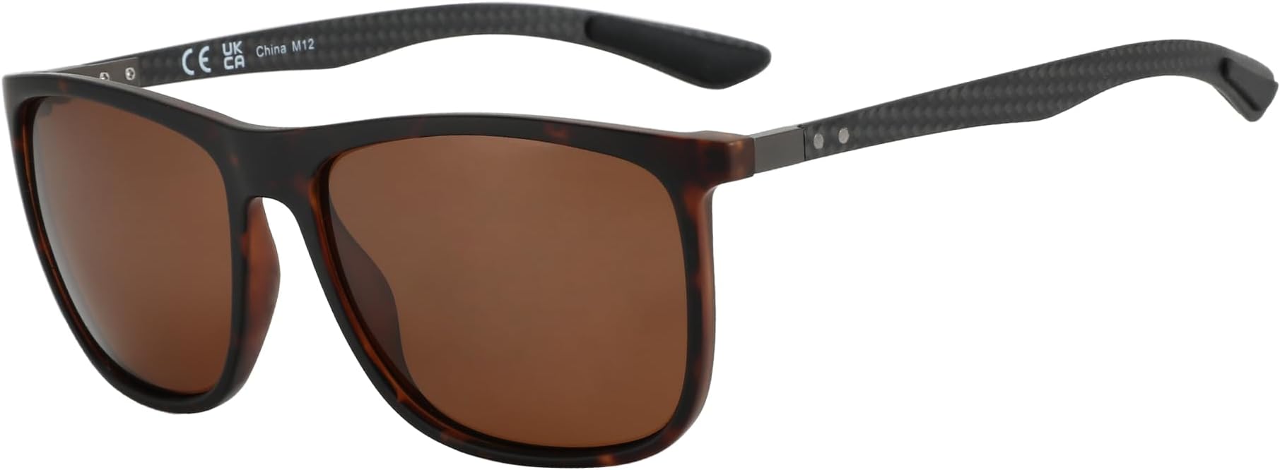 Square Polarized Sunglasses Men: Ultralight Carbon Fiber UV400