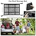 HOZOMT SUV Ceiling Cargo Net, Trunk Organizer, Car Roof Storage, Truck Netting, Van Interior Accessories, Double-Layer Mesh Camping Essentials