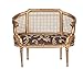 Produktbild Melody Jane Puppenhaus Louis XIV Klein Möbel Gold Rattan Sofa Miniatur 1:12 JBM Möbel