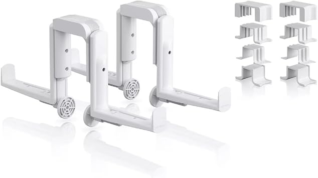Lechuza Duo Balconera Rail & Balcony Brackets, White