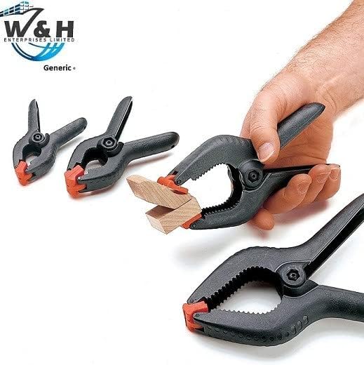 Generic Heavy Duty Plastic Spring Clamps, Backdrop 160MM Jaw DIY Grip