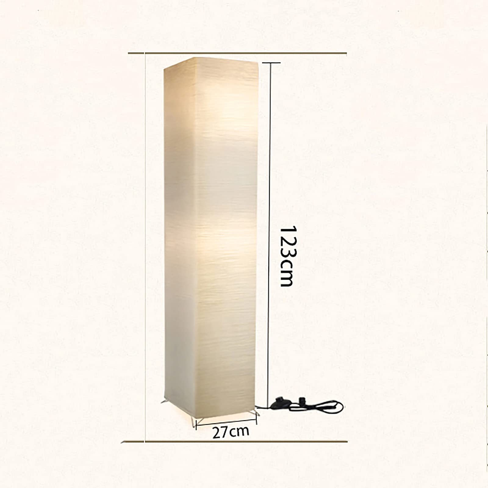 CCXXYGWJ Lampada da in Carta di Riso - Luce soffusa per l'arredamento della Camera da Letto e del Soggiorno Ele Apparecchio di Illuminazione per l'ambiente Domestico Minimalista SLE