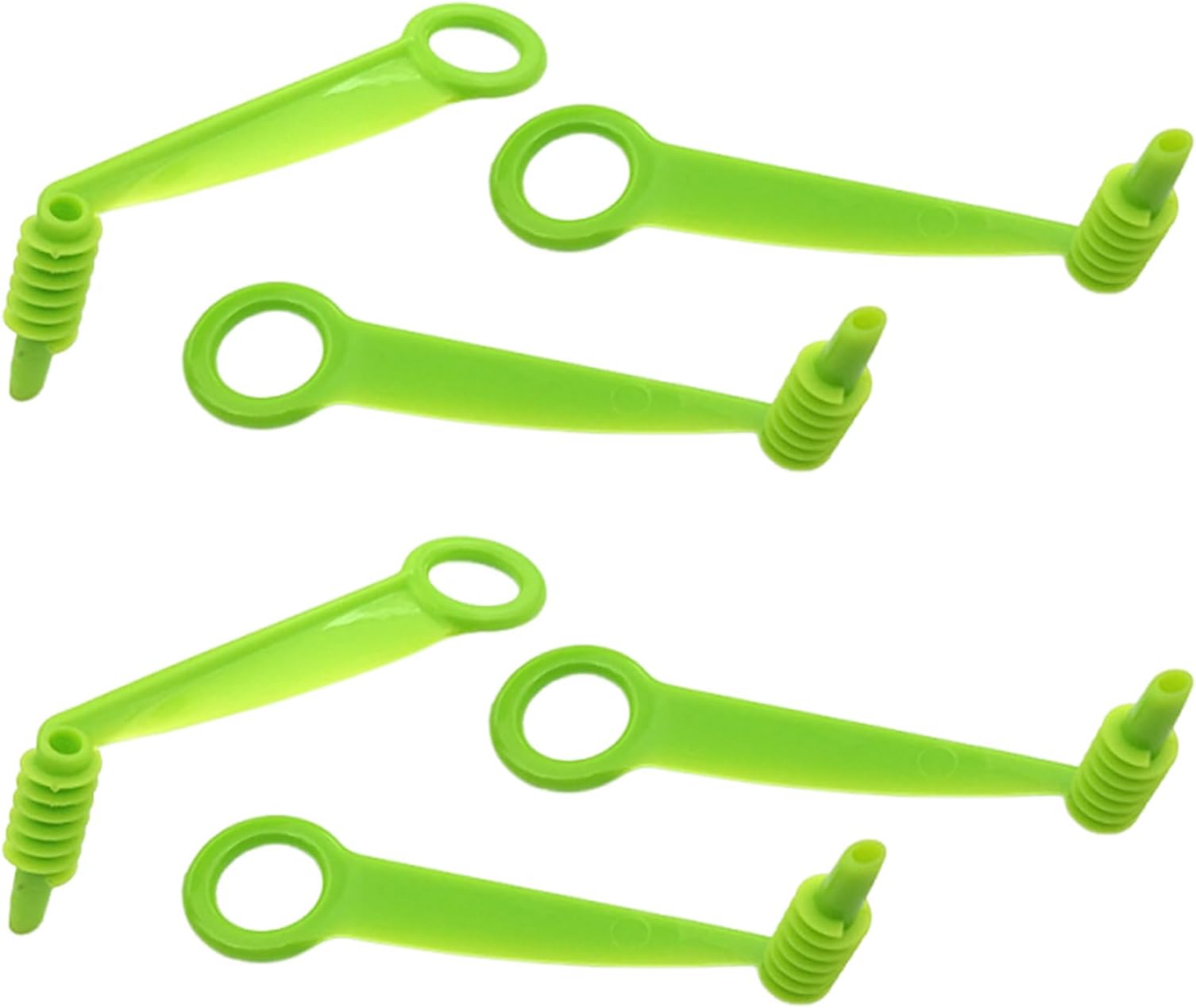 6 Pcs Spiral Cutter, Vegetable Spiralizer, Courgette Spiralizer, Spiralizer, Spiralizer for Vegetables, for Slicing of Cucumbers, Potatoes, More, Vegetable and Fruit Manual Spiral Knife