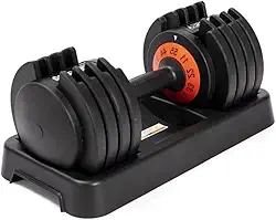 Halter Dumbbell Ajustável 25kg Smart com Seletor Rápido – Treino de Força, Funcional e Musculação – Pegada Ergonômica Antiderrapante