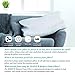 MARNUR Cervical Pillow Contour Memory Foam Orthopedic Pillow for Neck Pain Sleeping for Side Sleeper Back Sleeper Stomach Sleeper+White Pillowcase(1 PCS)