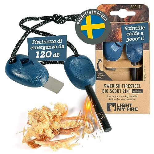 IL KIT SOPRAVVIVENZA MILITARE LIGHT MY FIRE è fabbricato in Svezia. Siamo i produttori originali e i nostri accessori sopravvivenza sono di alta qualità. Rimettiamo in contatto gli esseri umani con la natura per creare un pianeta sostenibile.