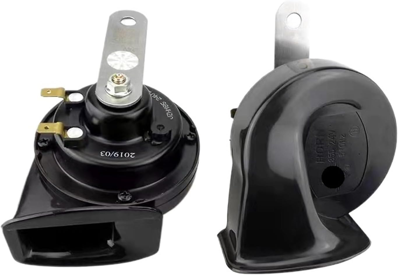 New 12V Car Whistle Snail Electric Horn Super Loud High Decibel