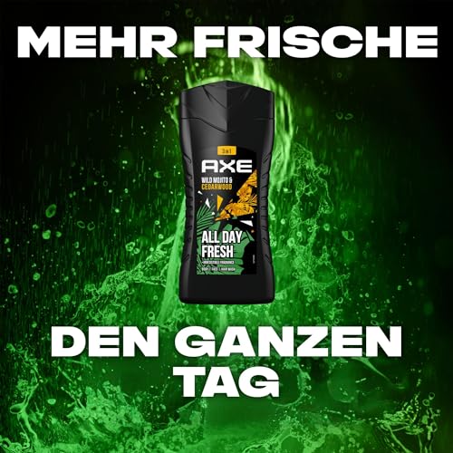 Axe Duschgel Green Mojito & Cedarwood für Männer, 250 ml