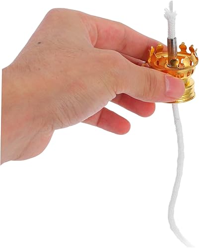 Miniatura 8 de DOITOOL Base de lámpara de queroseno Perilla Oil Kerosene Lantern Lámpara de aceite Lámpara de soporte de metal Linterna de aceite Linterna de