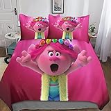 Matériau préféré : notre parure de lit trois pièces est tissée avec un tissu en microfibre, léger et doux, et la coupe confortable et respirante peut vous aider à obtenir un bon sommeil la nuit.