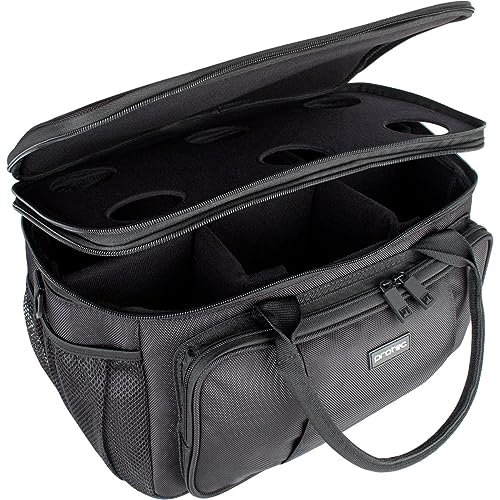 Protec Trumpet Mute Bag with Modular Walls & Mutes Holder, 6-Pack (Model M408)