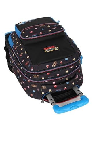 Mochila Carrinho Luxcel Sonic Preto Mc47552so