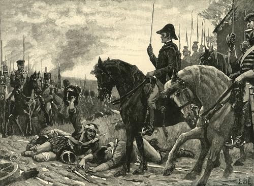 Pintura de póster de la Batalla de Waterloo en lienzo artístico premium 60x90cm