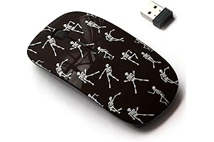 2.4G Dancing Skeletons Wireless Mouse for Laptops and Desktops