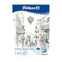 Pelikan 236805 Zeichenkarton A4, 25 Blatt, 1 Stück C4/25