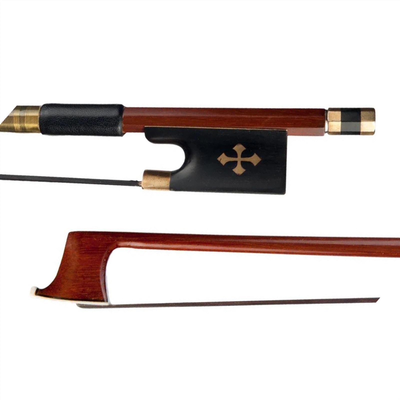 Parti Di Violino Archetto Per Violino In Legno Brasiliano 4/4 Nasetto In Ebano, Crine Di Cavallo Nero