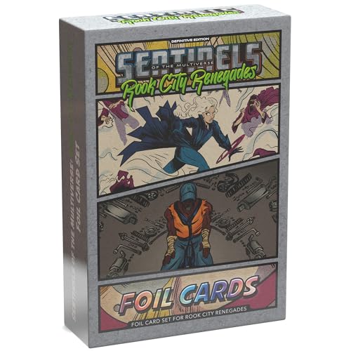 Image of Greater Than Games | Sentinels of The Multiverse: Foil Pack 2 | Cooperative Strategy Board Game Accessory | Premium Component Upgrade