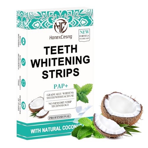Professional Zahnaufhellungsstreifen 14 Behandlungen – Zahnschmelz-sicher – Sensible Zähne geeignet – Sicheres Aufhellen ohne Schaden – 28 Stück Whitening Strips (28)