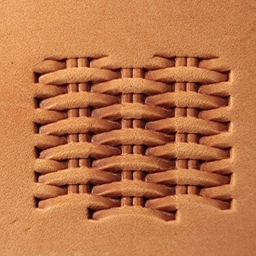 DandS ltd Leather Stamp Tool, Hauberk, Professional Steel Craft Tool for Leatherworking, Embossing, Carving & Stamping Leather Projects, Belts, Wallets & DIY Projects, Compatible with Mallet, #355 ST