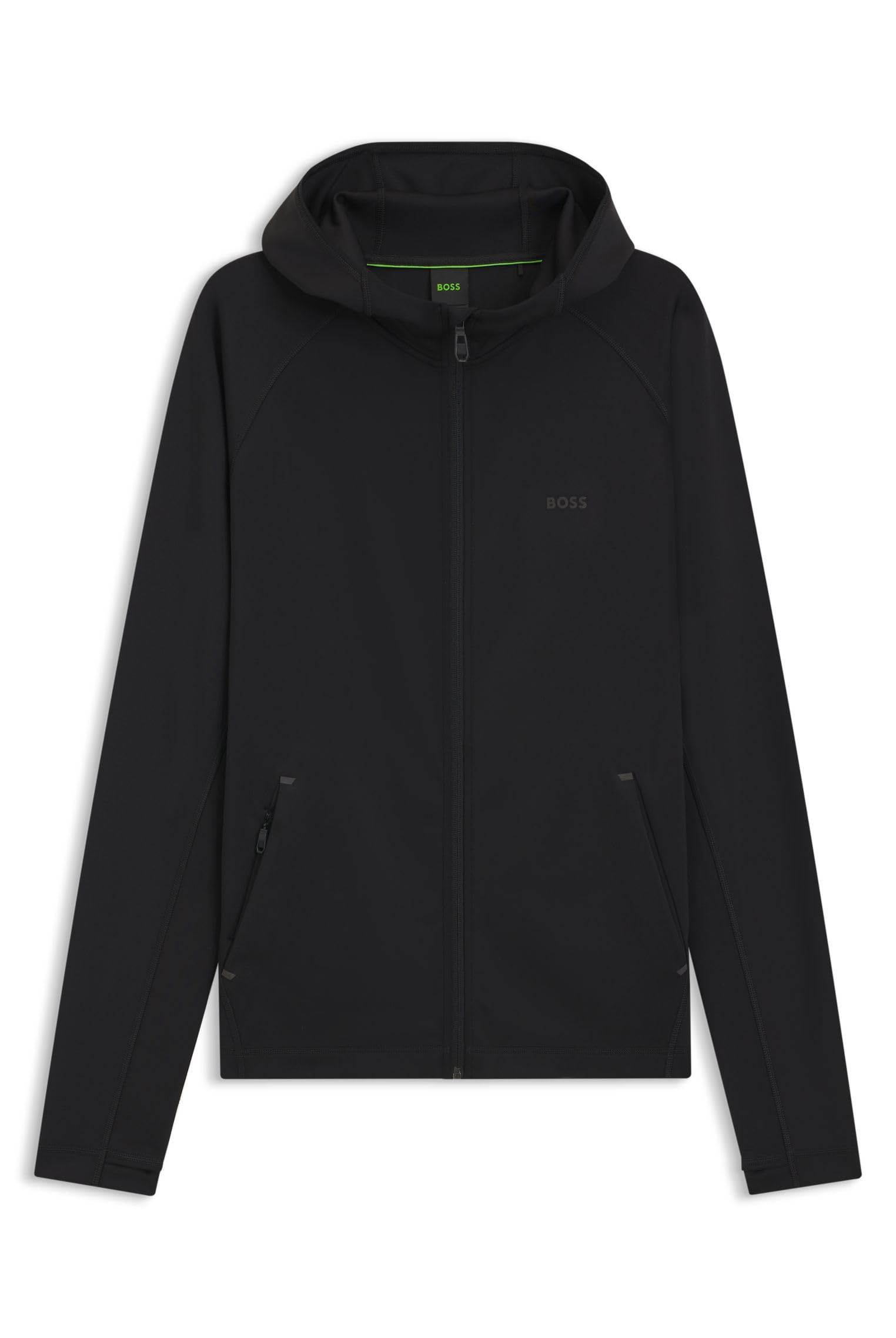 BOSS Mens Active Hoodie Long Sleeve Black XL