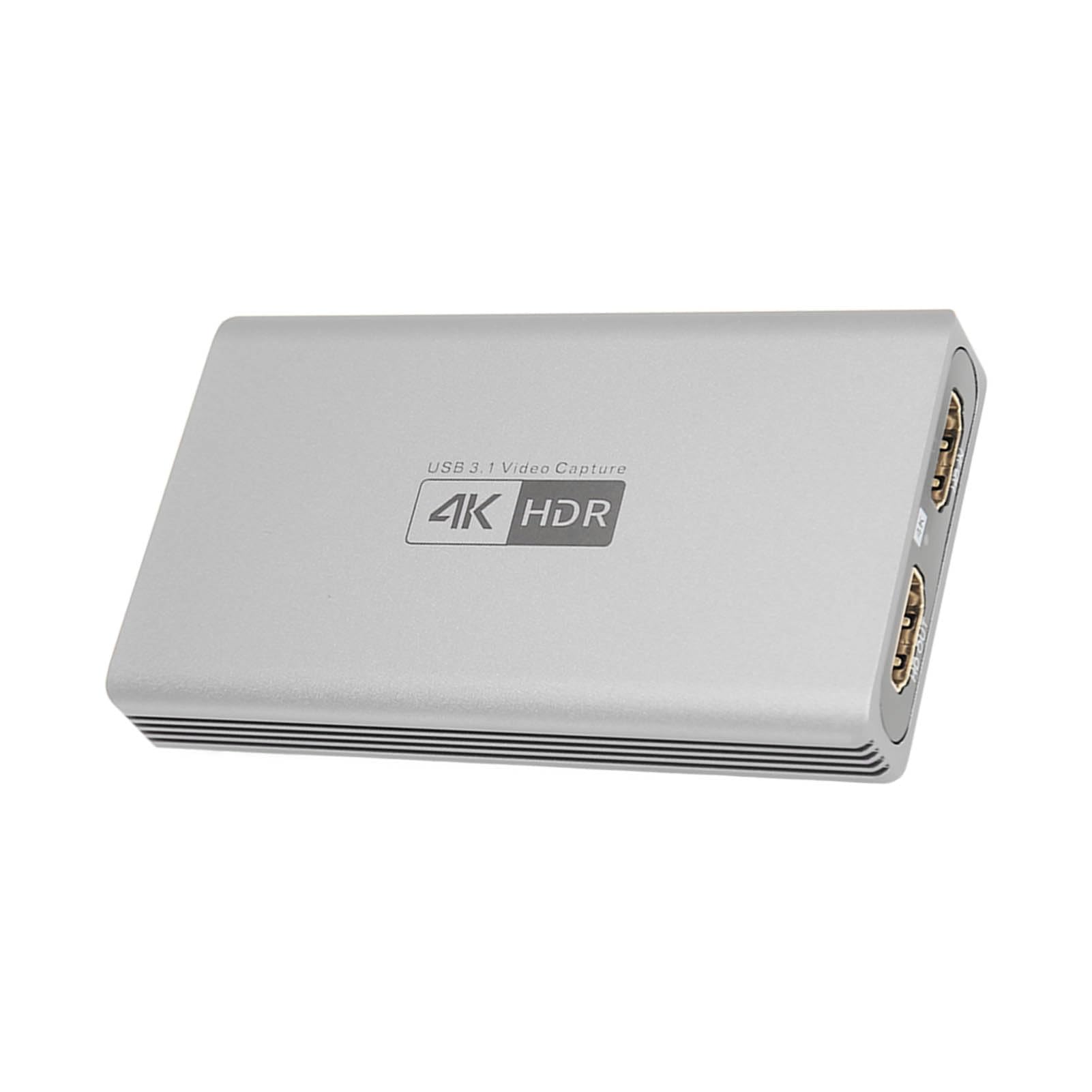 Scheda di Acquisizione Video HD 4K Plug and Play con Funzione di Registrazione Live per Giochi e Streaming Design Durevole in Alluminio (HC-367)