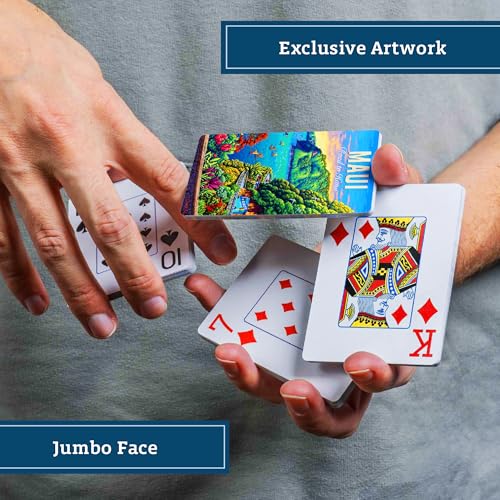 Baraja de Cartas Póker Featherlight Premium Maui miniatura 2