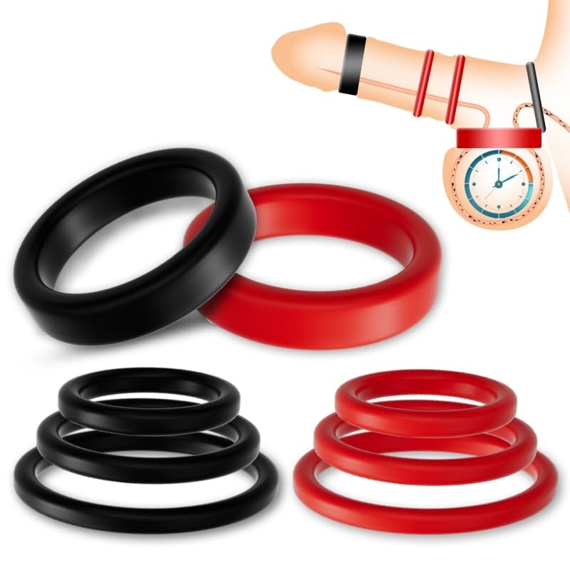 8 Pcs Penis Ring Set Sex Toys for Men Medical Grade Silicone Cock Rings Penis Sleeve Cockrings Cock