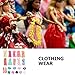 LRXIYODE 60piezas Ropa y Zapatos para De Vestidos y Accesorios De Juguete para Diversión Vestir Imagen de LRXIYODE 60piezas Ropa y Zapatos para De Vestidos y Accesorios De Juguete para Diversión Vestir
