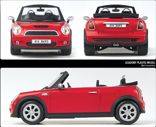 Mini Convertible Academy 1/24 maquette plastique pour passionnés
