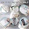 VINYL FROG Glossy Chrome Mirror Craft Adhesive Vinyl Roll Chrome Mirror Silver Vinyl 30.5x155cm Works with Cameo and Cutters for Craft Decoration #3