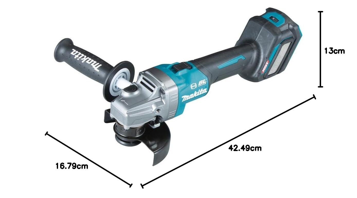 Makita GA022GZ 40 V Max Li-Ion XGT 115 mm bürstenloser Winkelschleifer – Batterien und Ladegerät nicht im Lieferumfang enthalten