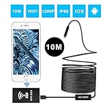 ALTA COMPATIBILIDAD: En comparación con los tradicionales, este innovador endoscopio wifii es compatible con Android (por encima de Android 4.2) e iOS (por encima de iOS 7.0) y Windows 7/8/10 / XP, Mac
