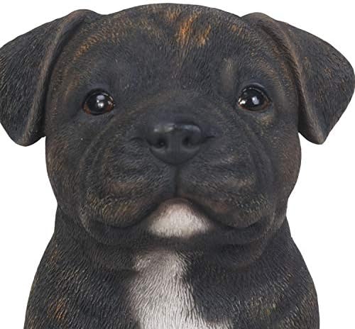 Vivid Arts - Pet Pals Brindle Staffordshire Home or Garden Decoration (PP-STF4-F)