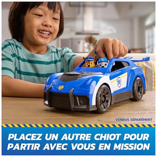 Coffret Paw Patrol Véhicule Deluxe + Figurine Chase Search & Rescue Pat'patrouille - vue 7