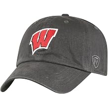 Collegiate Charcoal Team Logo Adjustable Hats