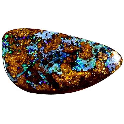 Opale de roche naturelle de 5,87 ct un coup de cœur poétique aux reflets infinis