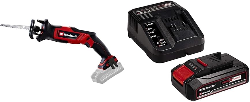 Einhell TE-AP 18/13 Li - Solo Ak l  K l  Testere + 18V 2,5 Ah PXC Starter Kit, Ak  ve  arj Cihaz