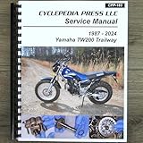 i5motorcycle Service & Repair Manual for Yamaha TW200 TW 200 Trailway 1987-2026