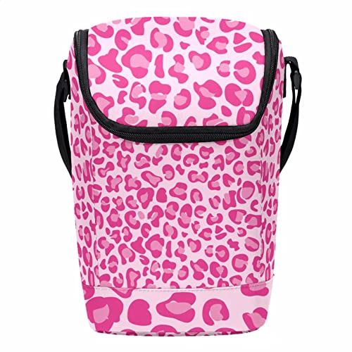 Bolsa de almuerzo pequeña reutilizable con diseño de leopardo para evitar usar plásticos 2