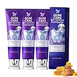 Rolimey Viocore Zahncreme mit Bienengift,Zahnaufhellungsgel,Teeth Whitening Toothpaste Zahnpasta,Zahnfleckenentfernung,Lila Zahnpasta weisse zähne,Eine Schonende Pflege Des Zahnfleisches (3)
