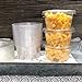 Outside the Box Papers 4 Ounce Compostable Corn Plastic Cups with Lids - 50 Pack